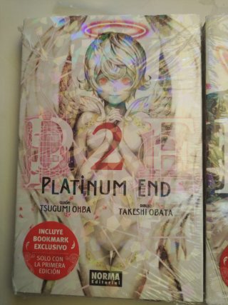 Platinum end 1 y 2 + marcapáginas
