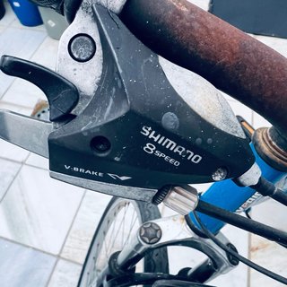 Bicicleta de montaña azul Maverick