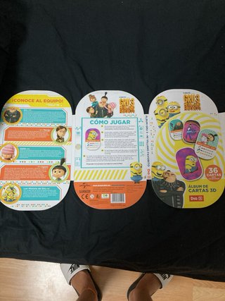 Álbum de Cartas 3D Minions Gru 3