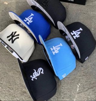 Pack Gorras New Era 59Fifty MLB | Dodgers Yankees