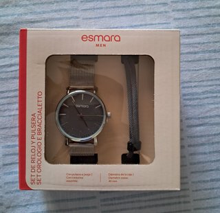 Set Reloj y Pulsera Esmara Hombre
