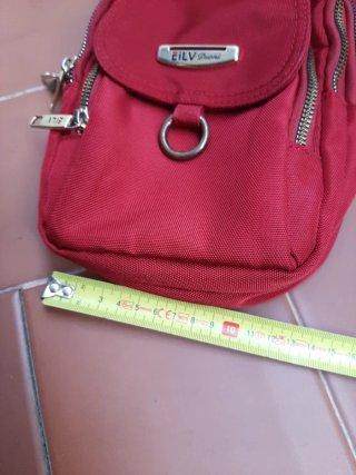 Bolso pequeño bandolera rojo