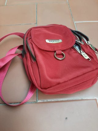 Bolso pequeño bandolera rojo