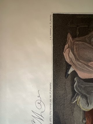 Lámina antigua grabado artístico