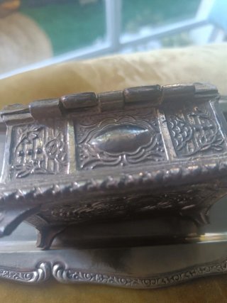 Joyeros metal  Art Deco Plata