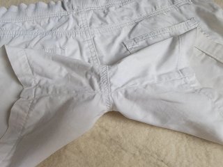 Pantalón corto crema Easy Wear talla 40