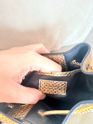 Bolso Piel Ralph Lauren Dorado