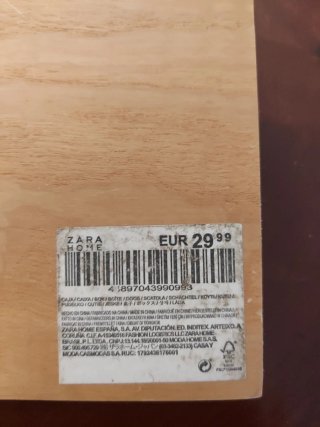Vitrina expositora metacrilato y madera
