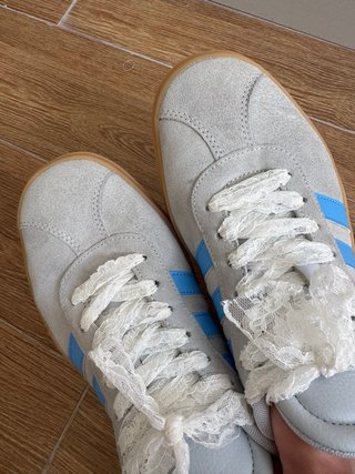 Adidas Spezial Plataforma Azul Gris