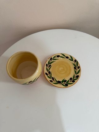 Vaso con plato a conjunto