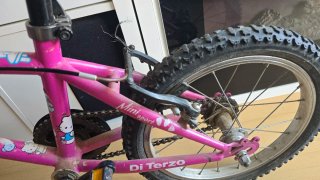 Bicicleta infantil rosa 16 pulgadas