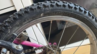 Bicicleta infantil rosa 16 pulgadas