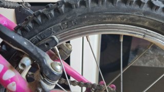 Bicicleta infantil rosa 16 pulgadas