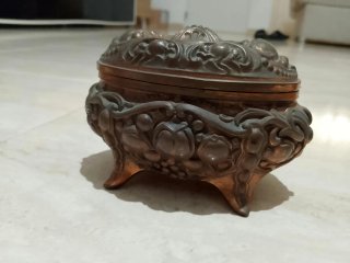Cofre joyero estilo Napoleón III siglo XIX vintage