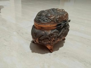 Cofre joyero estilo Napoleón III siglo XIX vintage