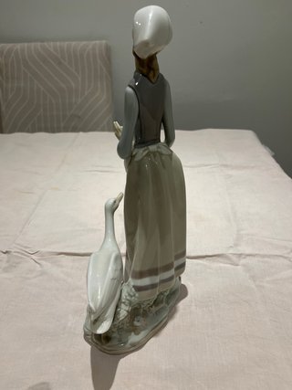 Figura Lladró Pastora con Cesta y Patos