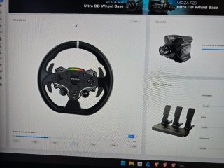 Volante Moza R3 con su caja