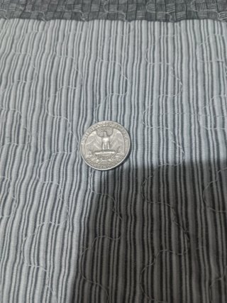 Moneda Quarter Dollar USA y varias monedas antigua