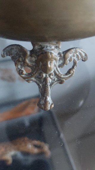 Lámpara de vela decorativa de metal