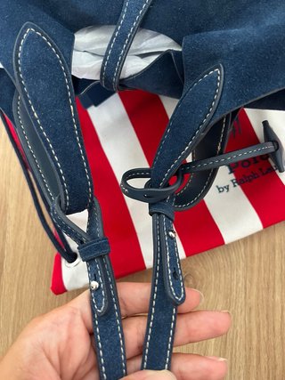 Bolso Polo Ralph Lauren azul ante