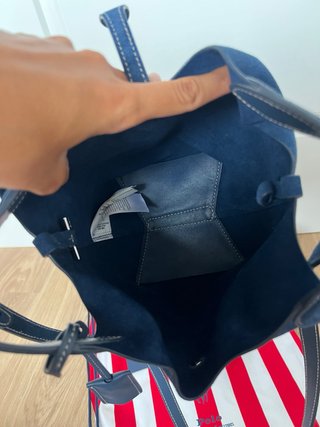 Bolso Polo Ralph Lauren azul ante