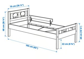 Cama infantil IKEA KRITTER + colchón