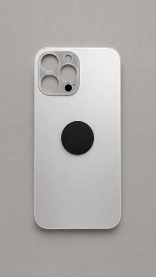 Tapa Trasera Cristal iPhone 13 Pro - Blanco