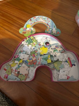 Puzzle Arcoíris Hada Floss & Rock 80 Piezas Es gr