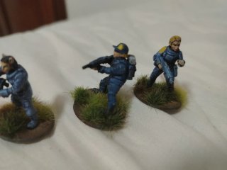 Lote 5 Miniaturas Sci-Fi Femeninas Pintadas