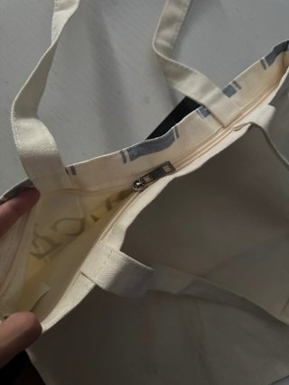 Bolsa de tela La Dolce Vita Roma con cremallera