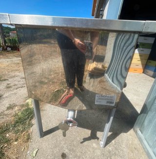 Banco desoperculador 1,5m Acero Inoxidable