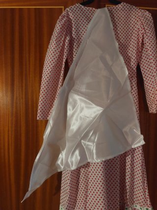 Traje Chulapa Niña Talla 7-9 años.