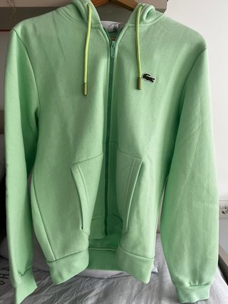 Sudadera Lacoste Verde Menta Talla S Nueva