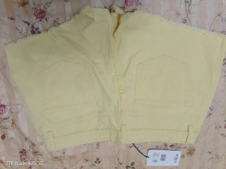 Zuiki Shorts Donna Giallo