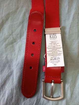 Cinturón infantil rojo