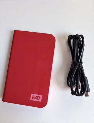 Disco Duro Externo WD 160GB Rojo
