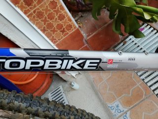 Bicicleta Top Bike 50 Azul y Plata