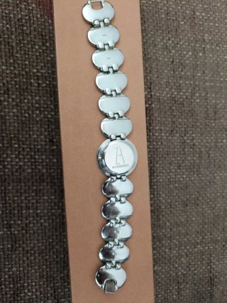 Reloj Zara Mujer Plata y Blanco