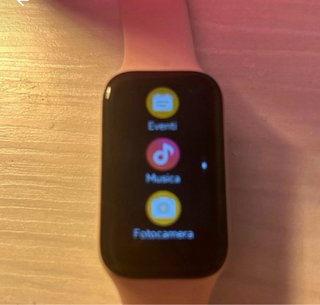 Smartwatch Rosa con Caricabatterie