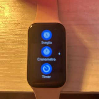 Smartwatch Rosa con Caricabatterie