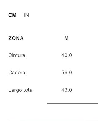 Falda Zara corta volumen trabilla caqui