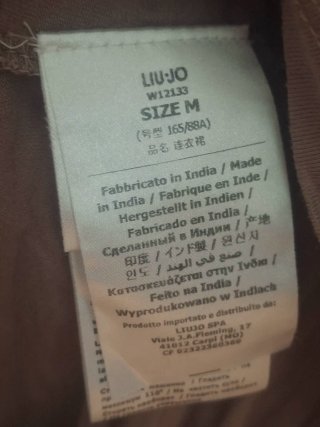 Vestido Liu Jo Beige con Tachuelas