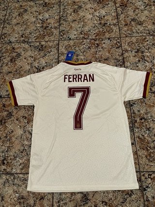 Camiseta España Adidas Talla XL Dorada y Blanca