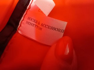 Mochila - Saco Roja de Benetton