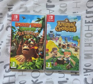 Donkey Kong y Animal Crossing para switch