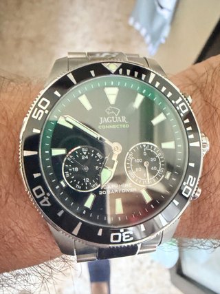 Reloj Jaguar Connected Hombre verde/Plata
