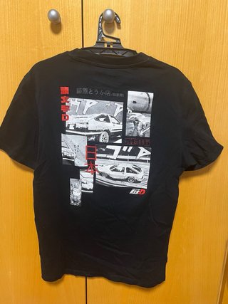 Camiseta negra Initial D