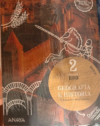 Anaya 2ESO geografía e historia NUEVOS tres libros