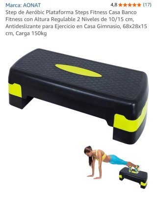 Step Aeróbic AONAT Ajustable 2 Niveles