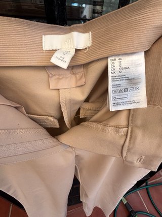 Pantalón mujer beige